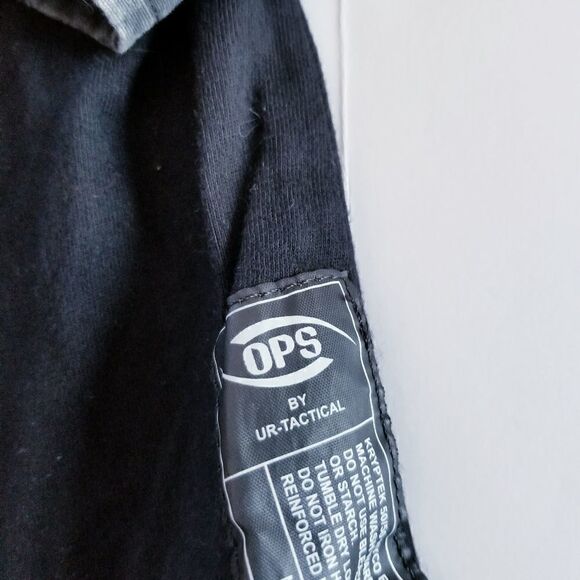 OPS by UR - Tactical combat shirt 1/4 zip gray typhon large - Picture 7 of 8